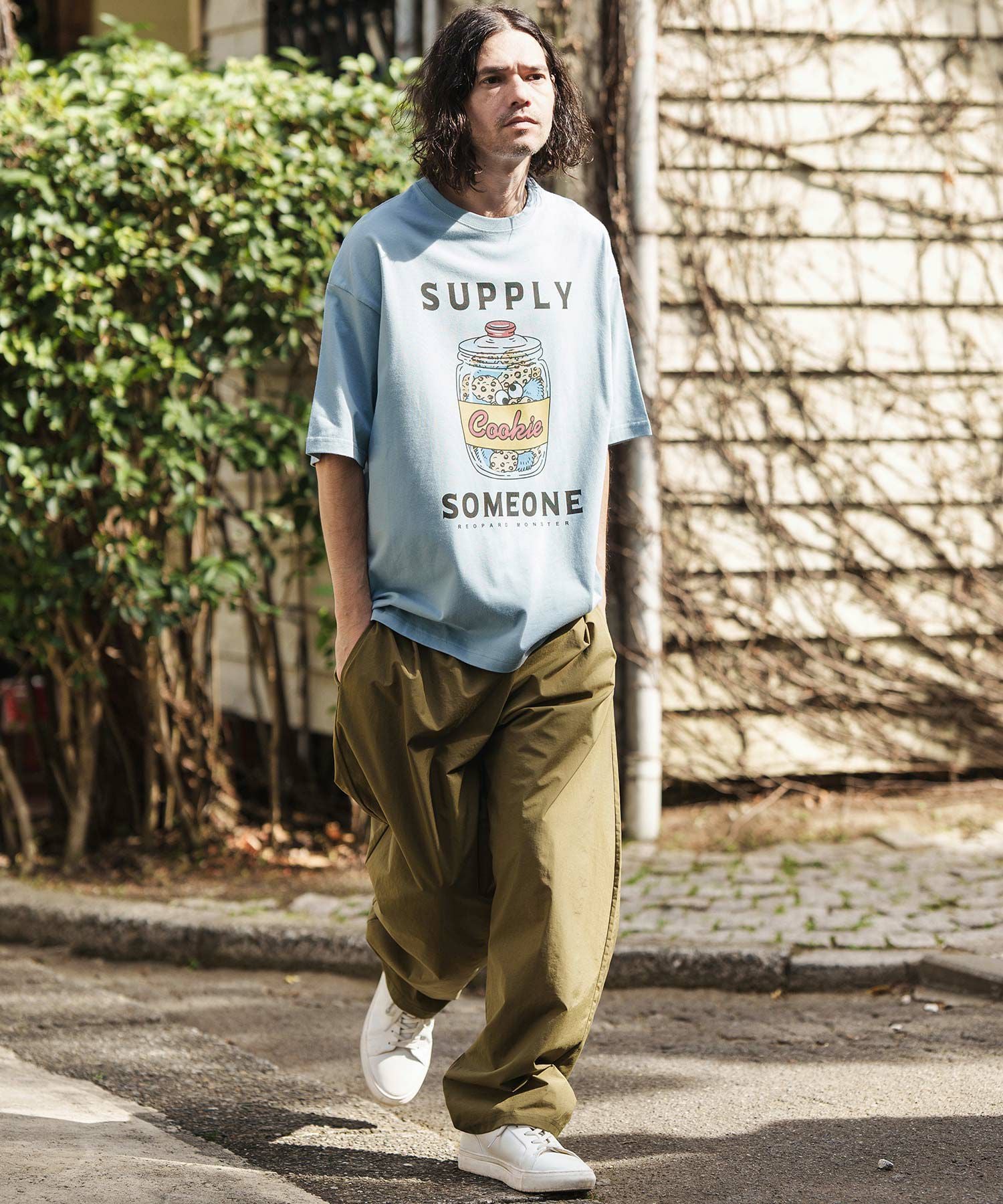CAMBIO(カンビオ)】ビッグシルエットプリントTシャツ（Supply Someone