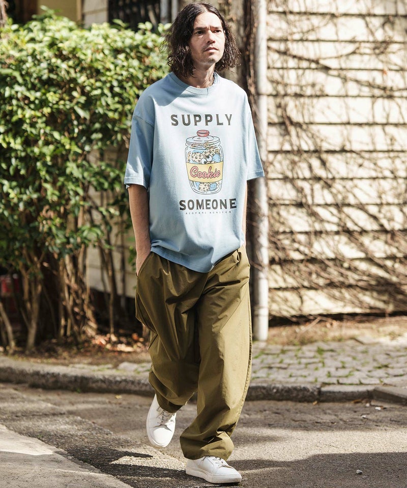 CAMBIO(カンビオ)】ビッグシルエットプリントTシャツ（Supply Someone 