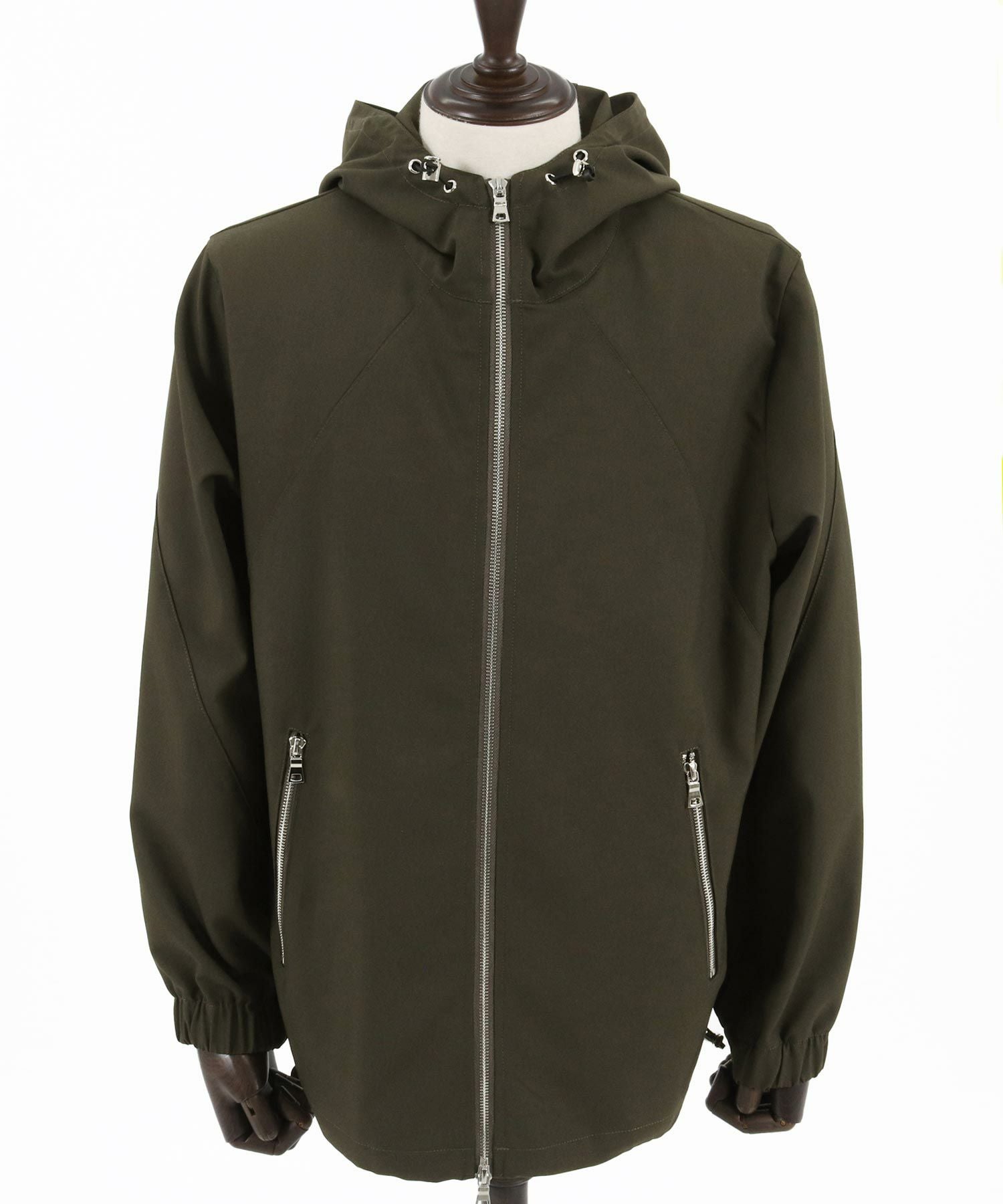 50%OFF【CAMBIO(カンビオ)】ポリストレッチツイルZIPパーカー | CAMBIO