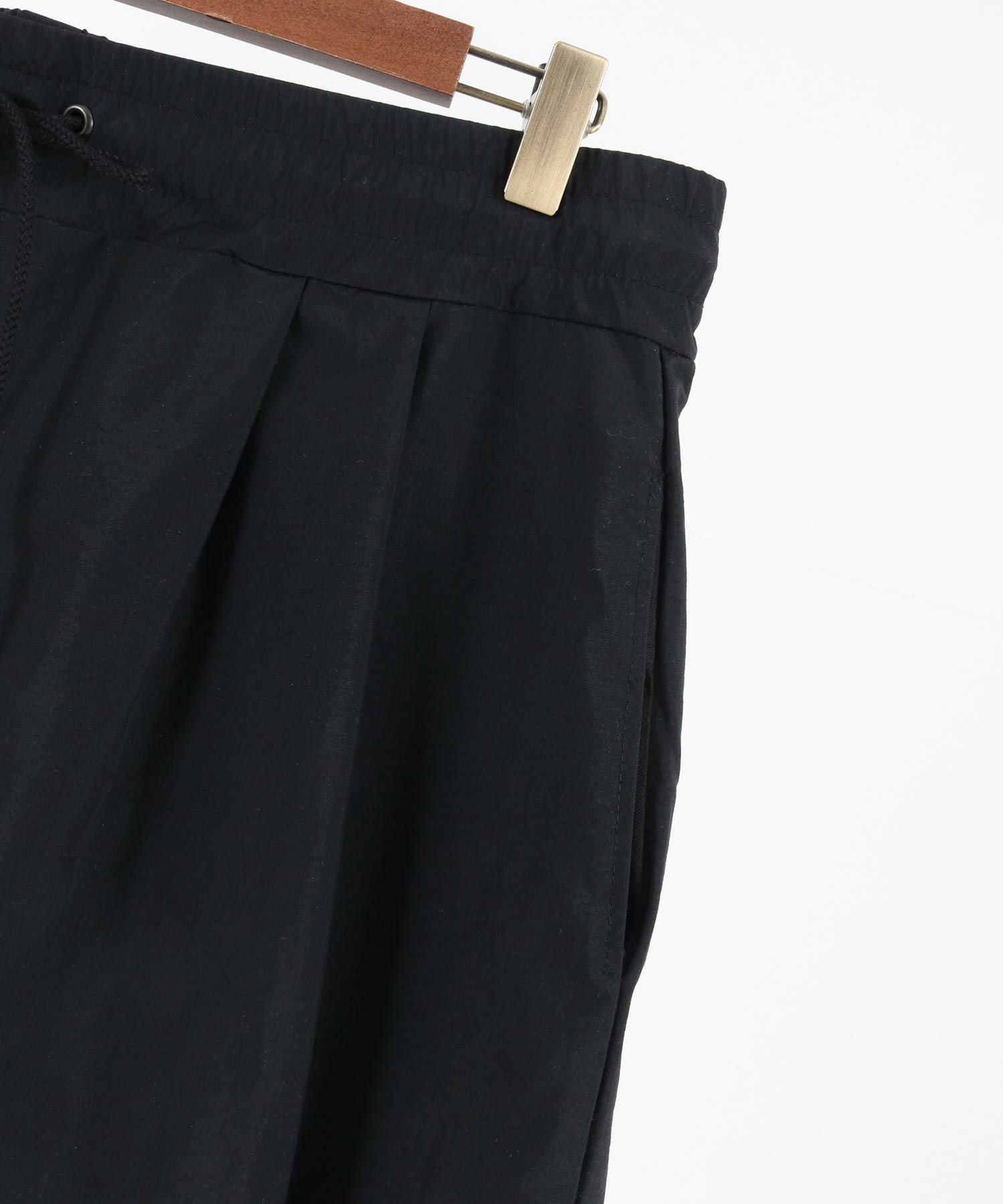 60%OFF【CAMBIO(カンビオ)】 ナイロン2タックワイドイージーパンツ(CAM