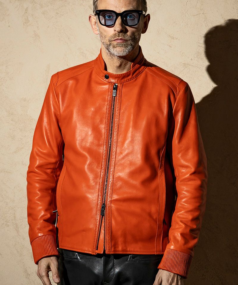 Attachment レザージャケット guidi julius カルぺディエム GUIDI 社のスペシャルレザーを贅沢に使った ISAMU KATAYAMA BACKLASH