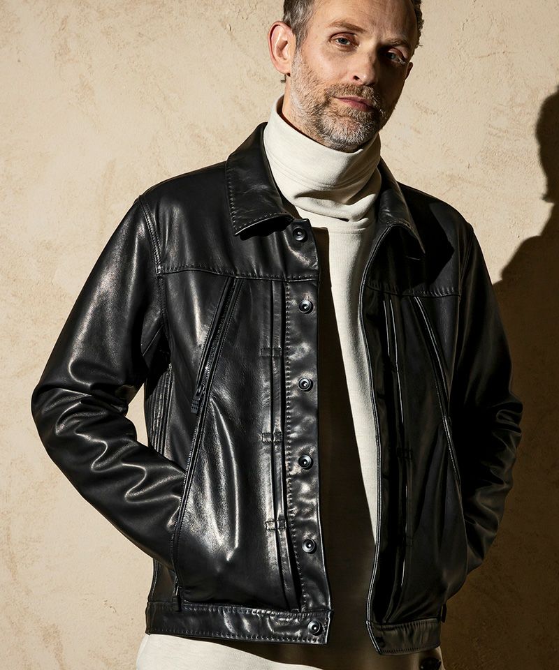 50%OFF【C DIEM(カルペディエム)】F-V Leater Neo Riveted Jacket2