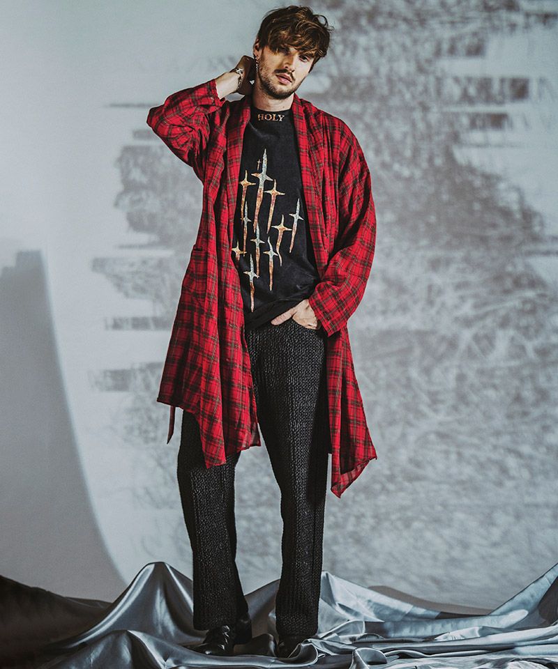 70%OFF【NO ID.(ノーアイディー)】 ﾁｪｯｸｶﾞｰｾﾞｶﾞｳﾝ(854006-740S