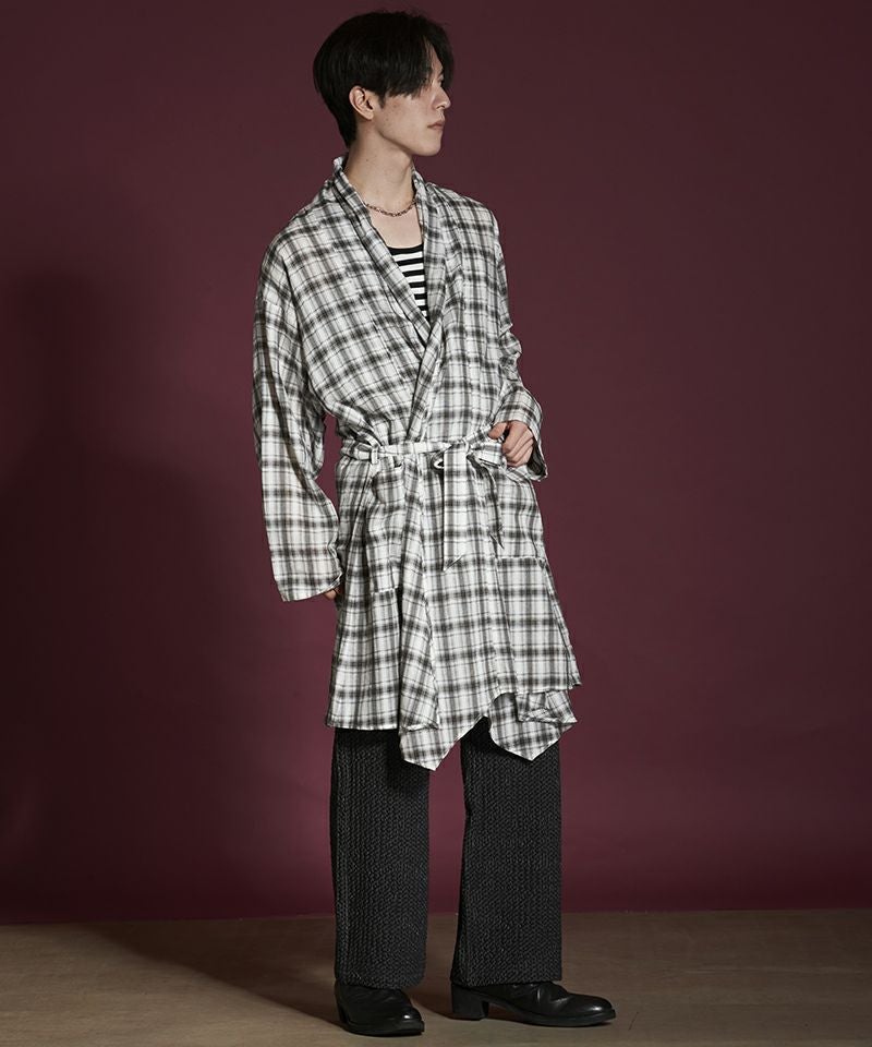 70%OFF【NO ID.(ノーアイディー)】 ﾁｪｯｸｶﾞｰｾﾞｶﾞｳﾝ(854006-740S