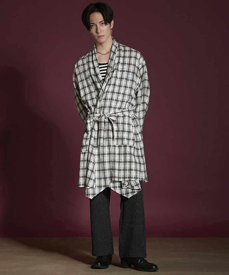 70%OFF【NO ID.(ノーアイディー)】 ﾁｪｯｸｶﾞｰｾﾞｶﾞｳﾝ(854006-740S