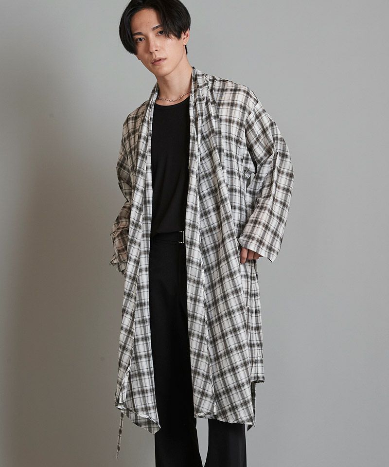 70%OFF【NO ID.(ノーアイディー)】 ﾁｪｯｸｶﾞｰｾﾞｶﾞｳﾝ(854006-740S