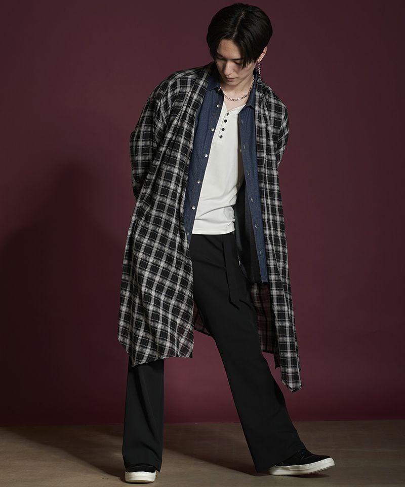 70%OFF【NO ID.(ノーアイディー)】 ﾁｪｯｸｶﾞｰｾﾞｶﾞｳﾝ(854006-740S