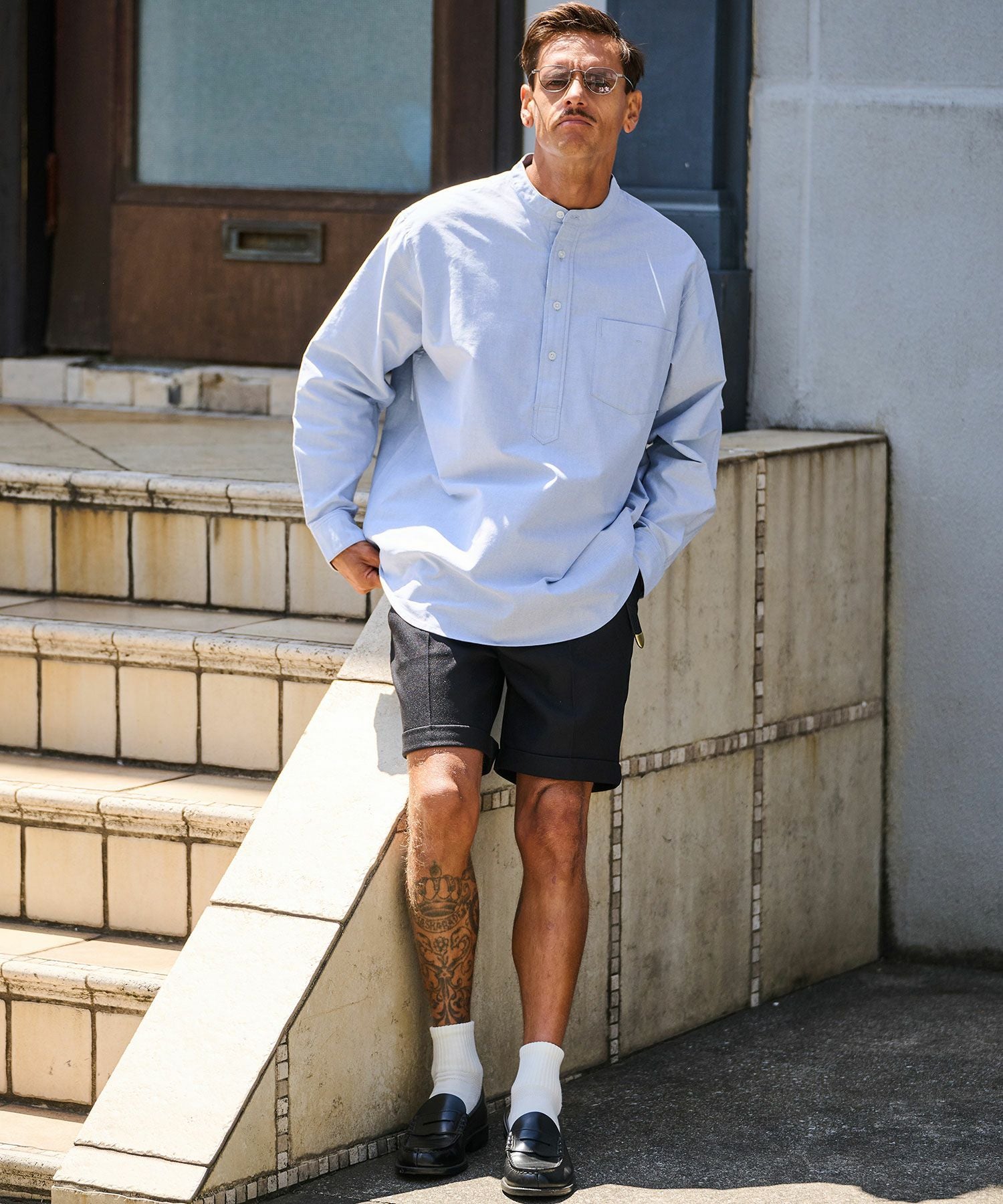 THEOREM(セオレム)】Turn up Sta-Pre Short Pants スタプレショート
