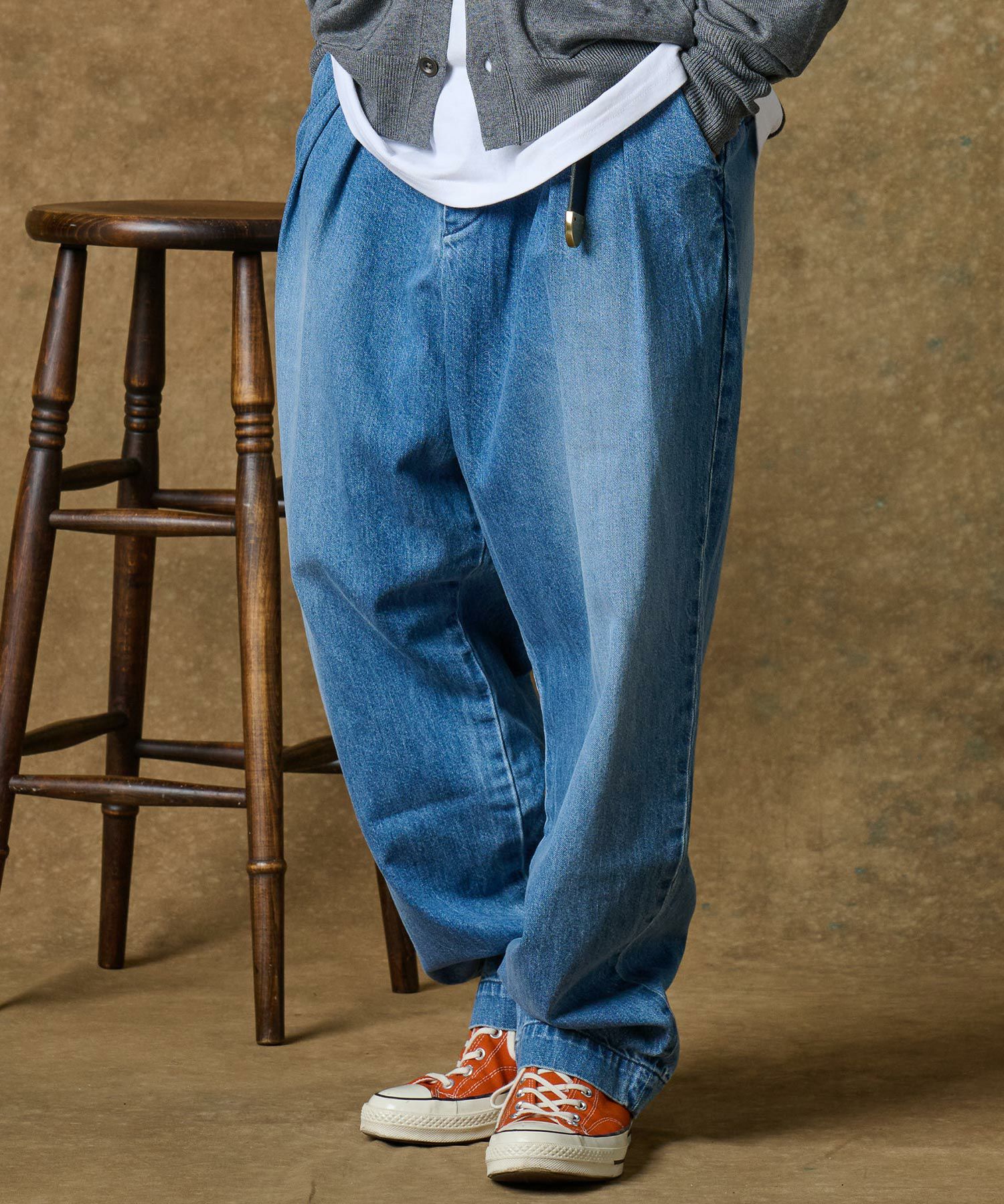THEOREM(セオレム)】Routine Denim Pants（Distressed）デニムパンツ