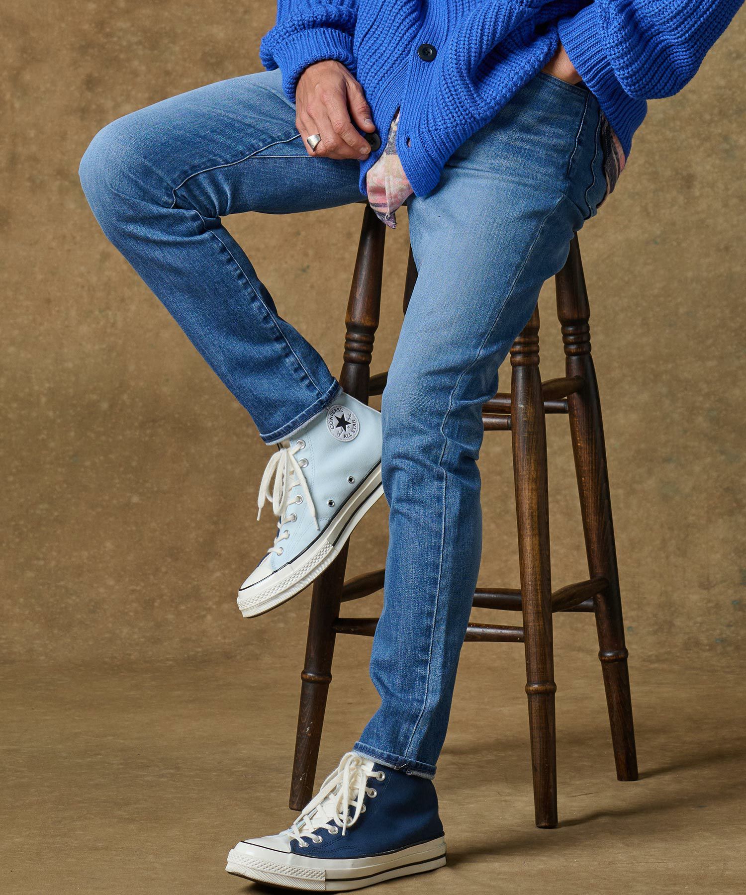THEOREM(セオレム)】Turn ups Sta-Pre Tapered Pants ダブルテーパード