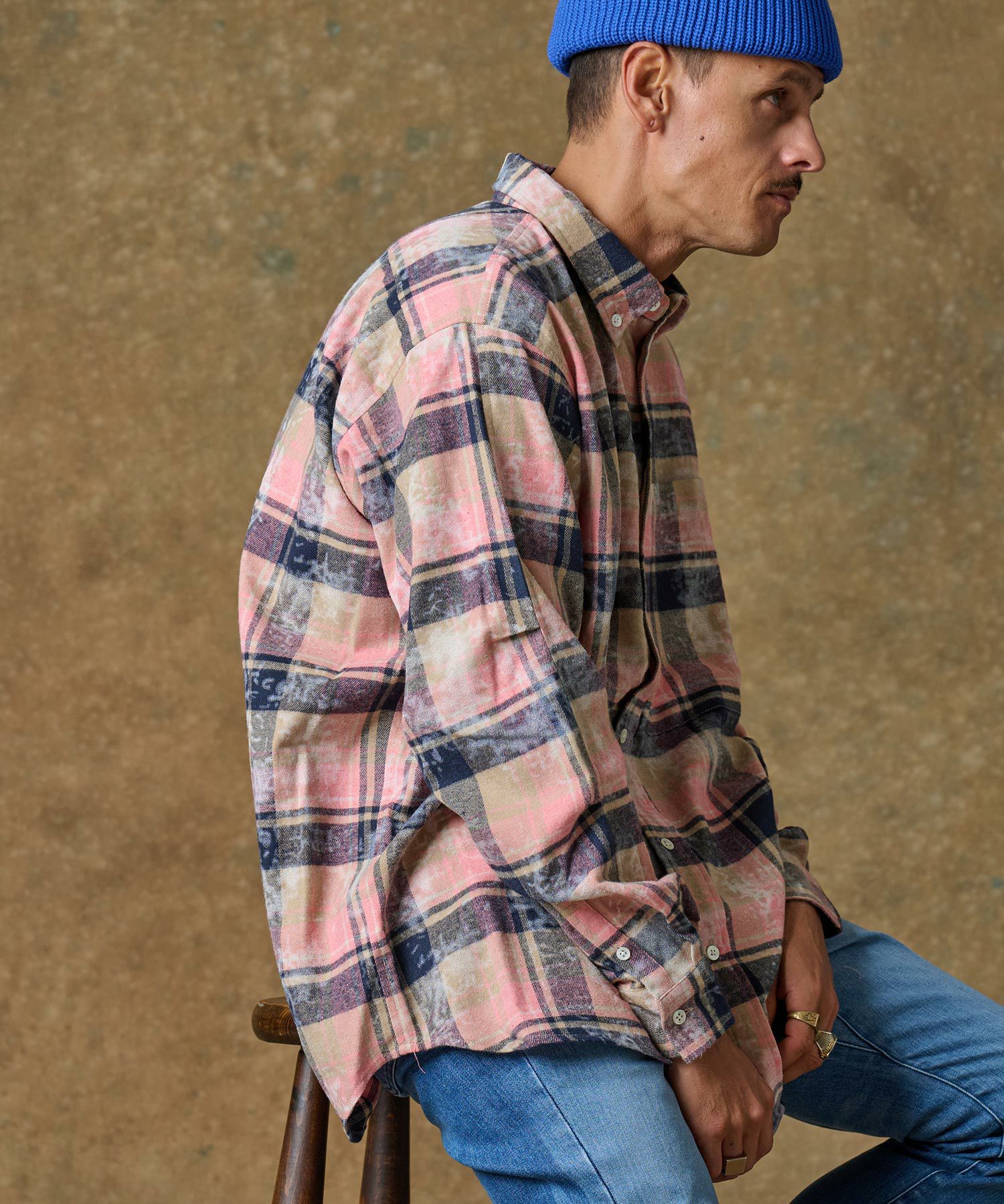 60%OFF【THEOREM(セオレム)】Processed Check Rover LS Shirt チェック