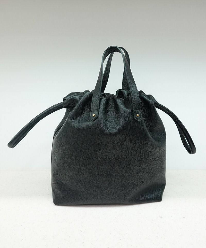 CULLNI(クルニ)】Shrink Leather Drawstring Bag ハンドバッグ(BG-039