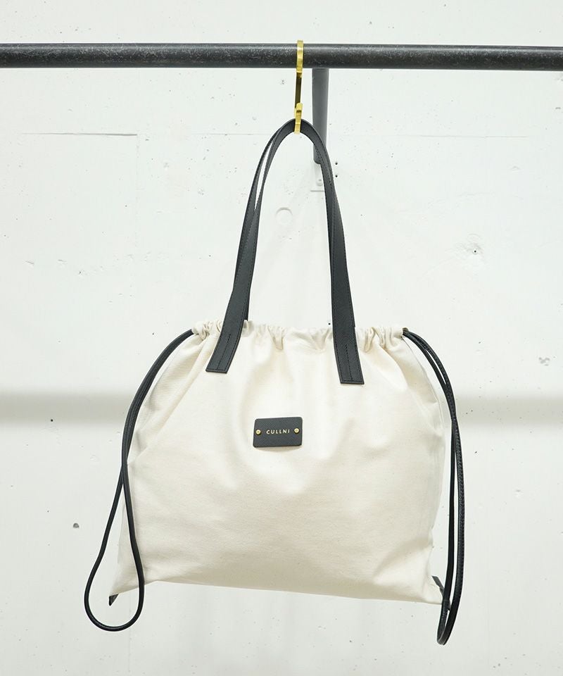 30%OFF【CULLNI(クルニ)】Canvas Drawstring Tote Bag トートバッグ(BG
