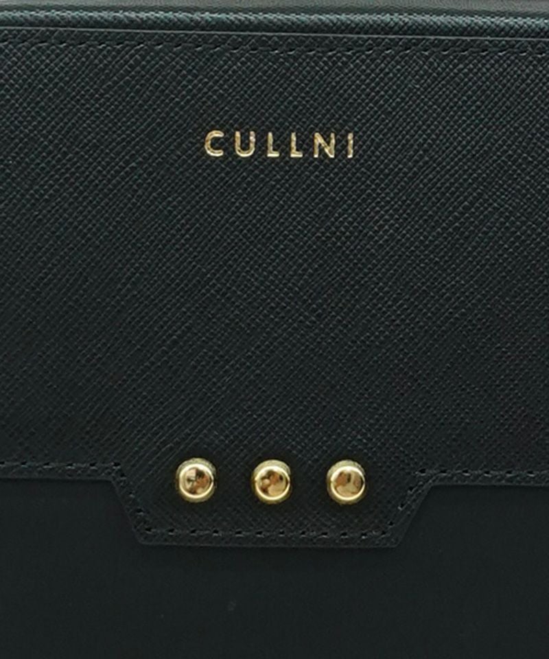 CULLNI(クルニ)】Square leather shoulder bag レザーショルダーバッグ 