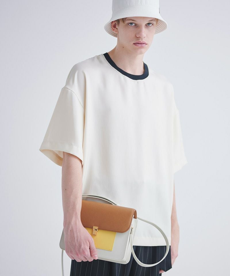 CULLNI(クルニ)】Leather Flap Shoulder Bag レザーショルダーバッグ