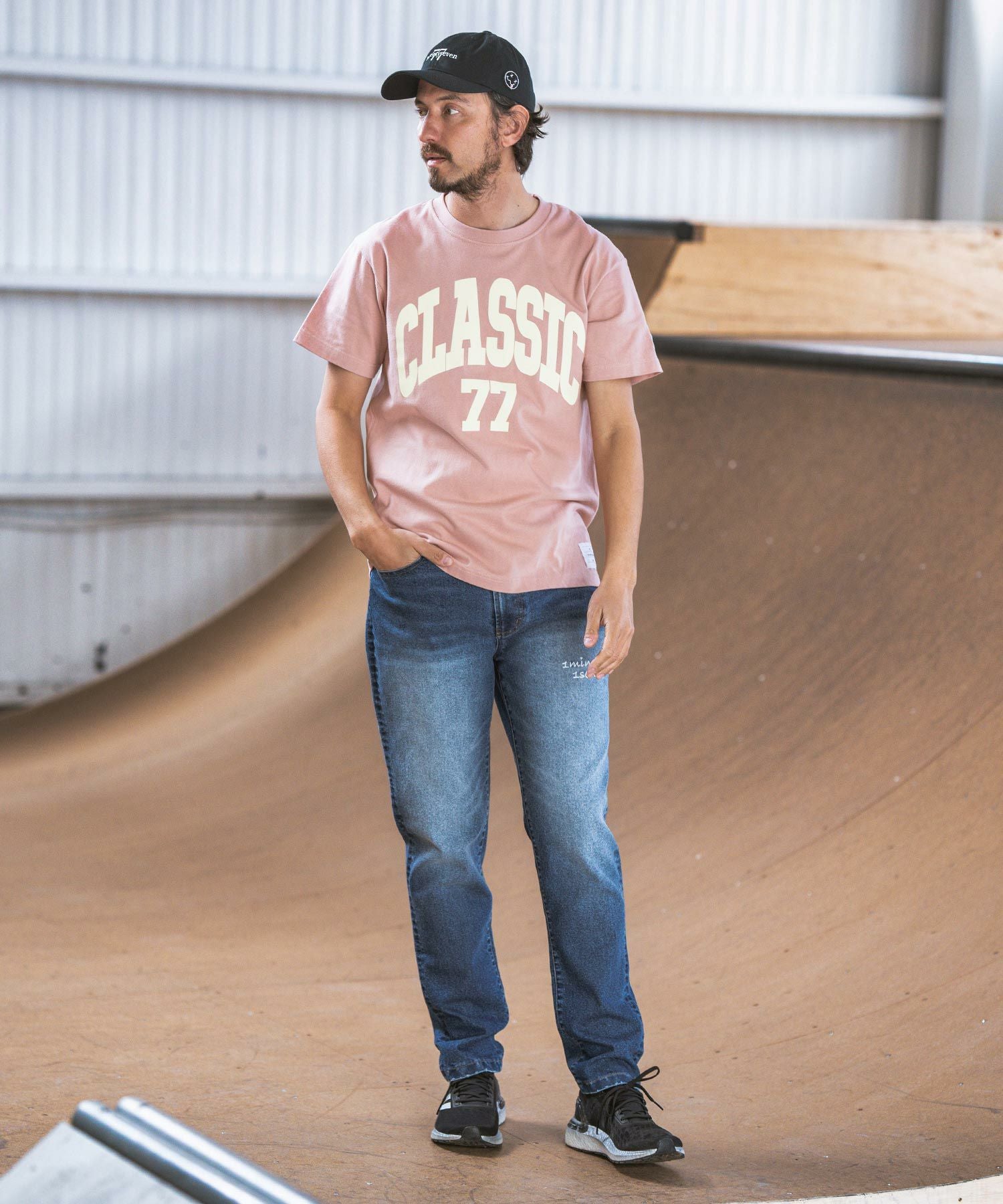 60%OFF【seventy seven(セブンティセブン)】 washed denim pants