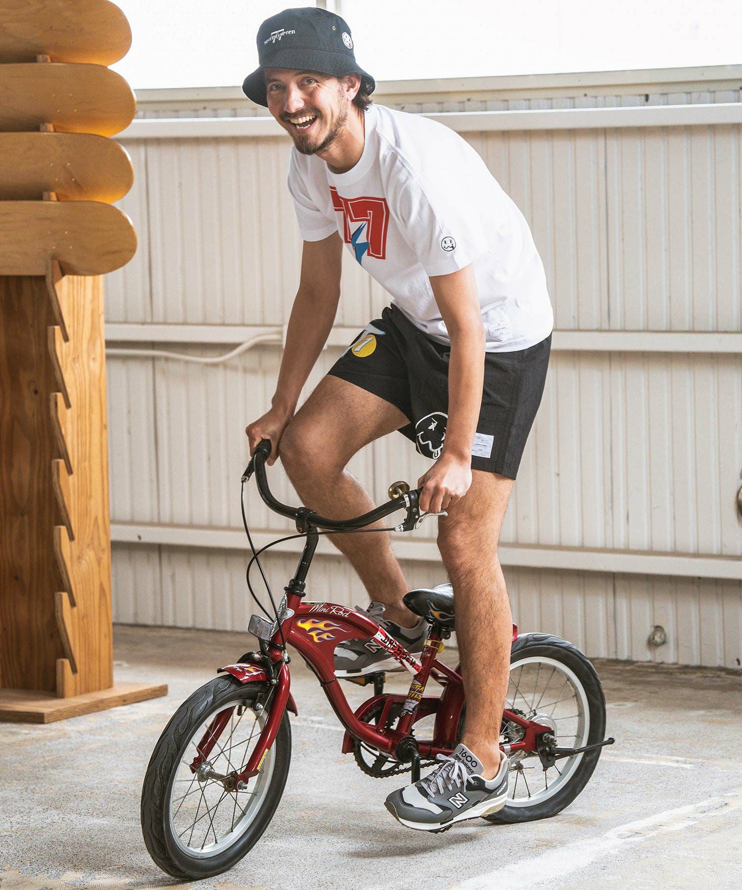 30%OFF【seventy seven(セブンティセブン)】taffeta short pants
