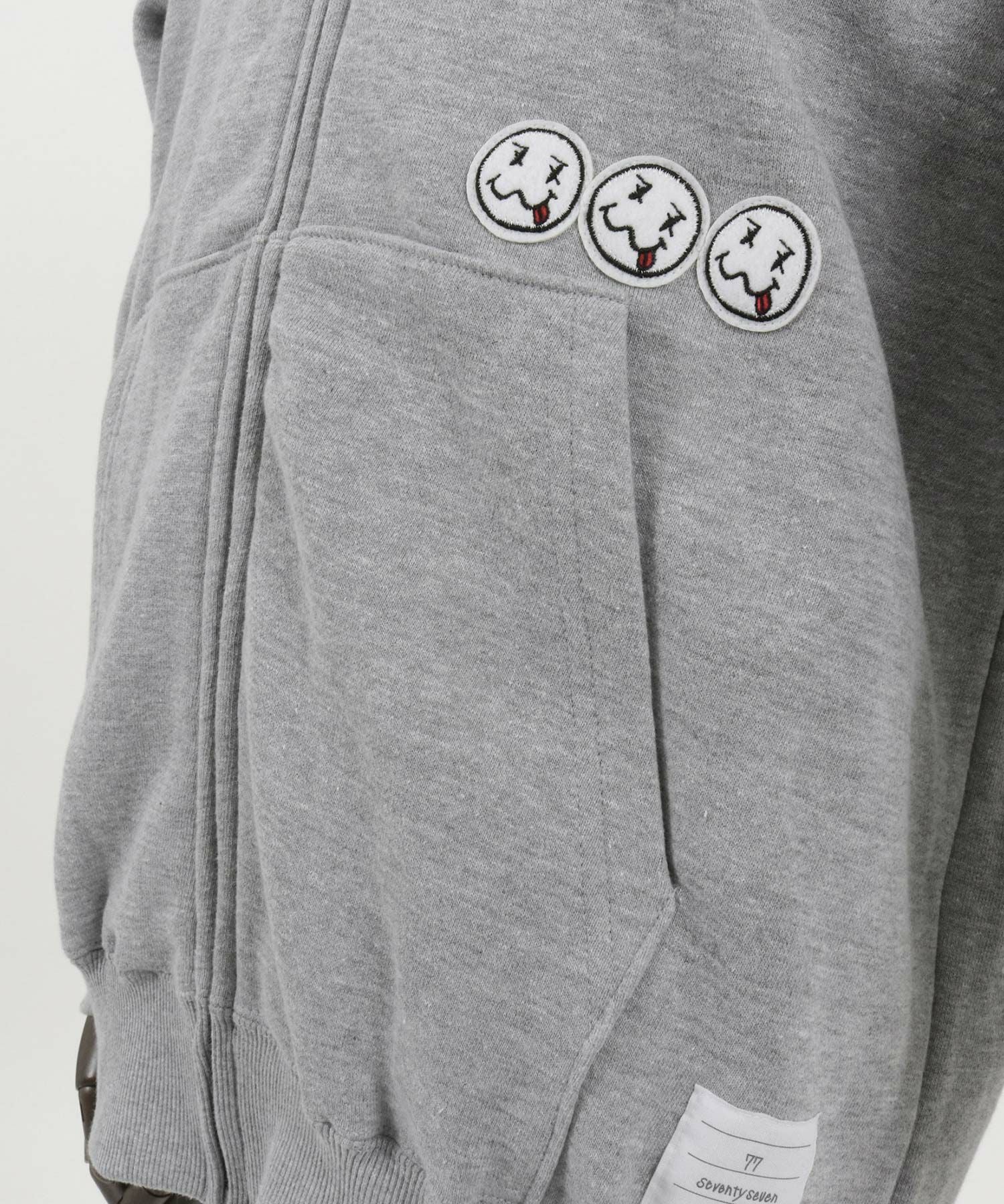 30%OFF【seventy seven(セブンティセブン)】middle onz zip up hoodie