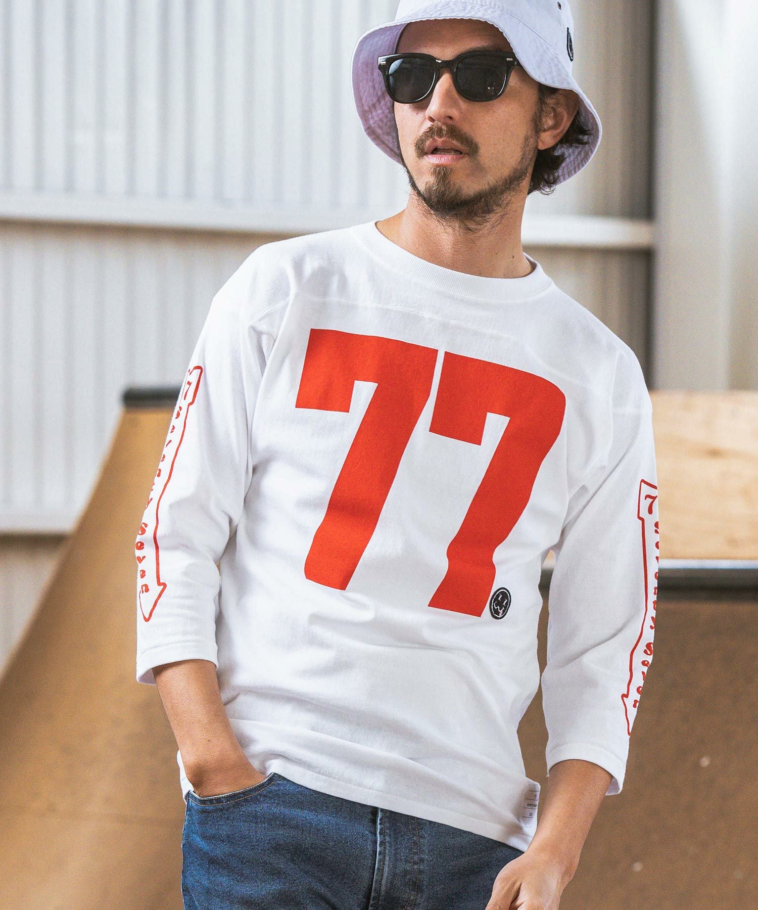 30%OFF【seventy seven(セブンティセブン)】middle onz FB t-shirts