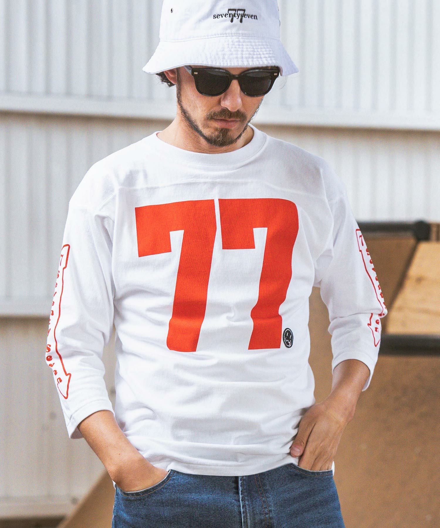 30%OFF【seventy seven(セブンティセブン)】middle onz FB t-shirts