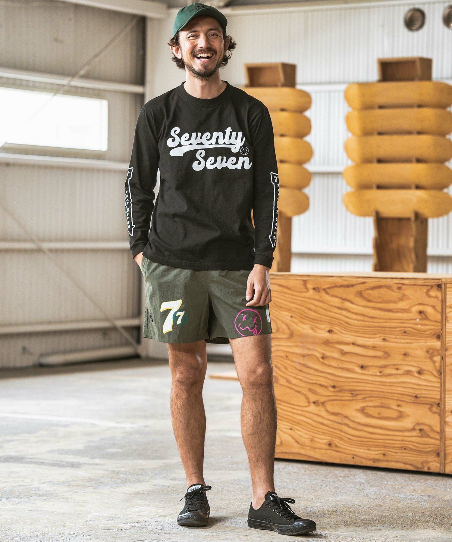 50%OFF【seventy seven(セブンティセブン)】heavy onz L-S t-shirts