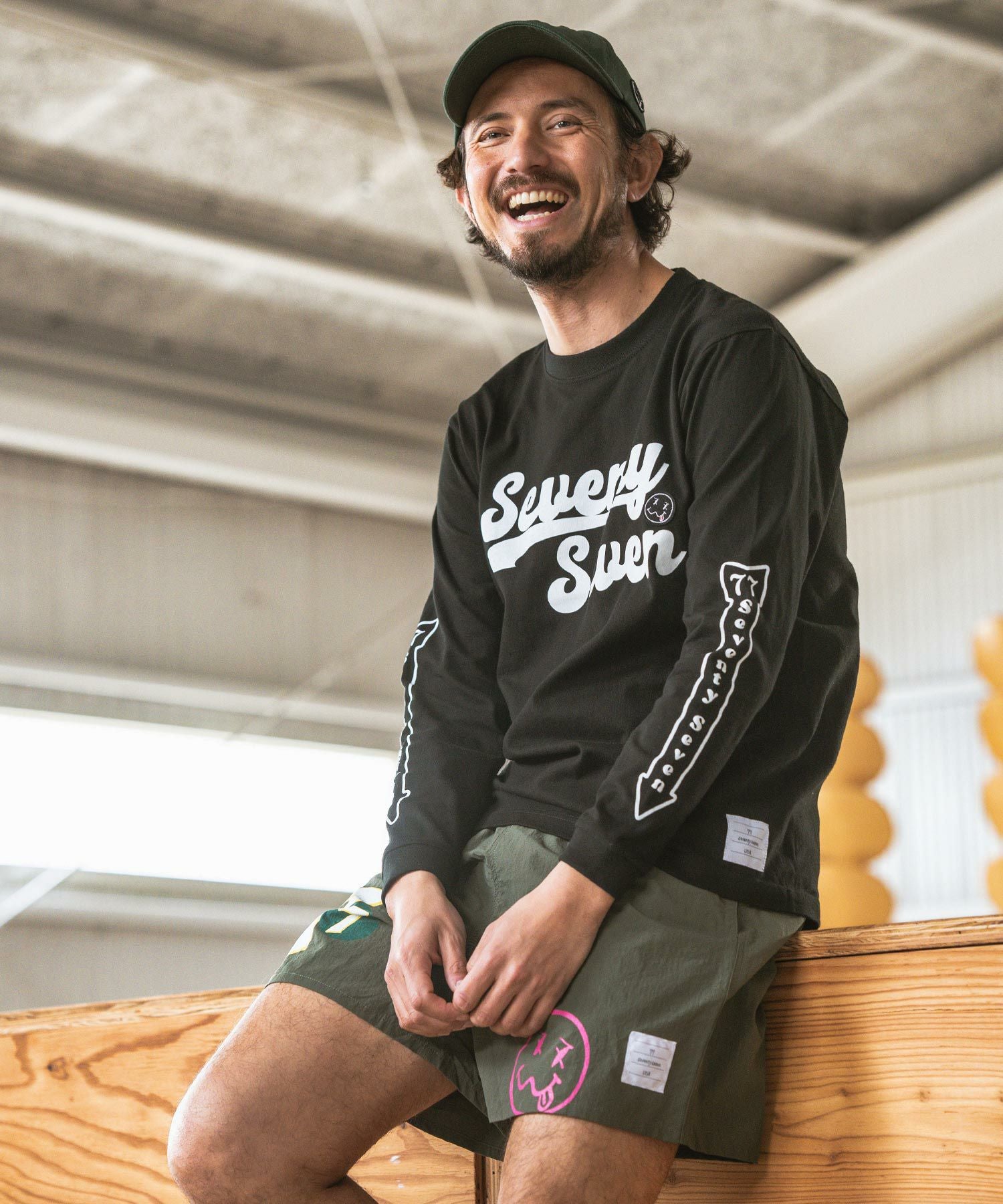 seventy seven(セブンティセブン)】 embroidery 6 panel cap (basic