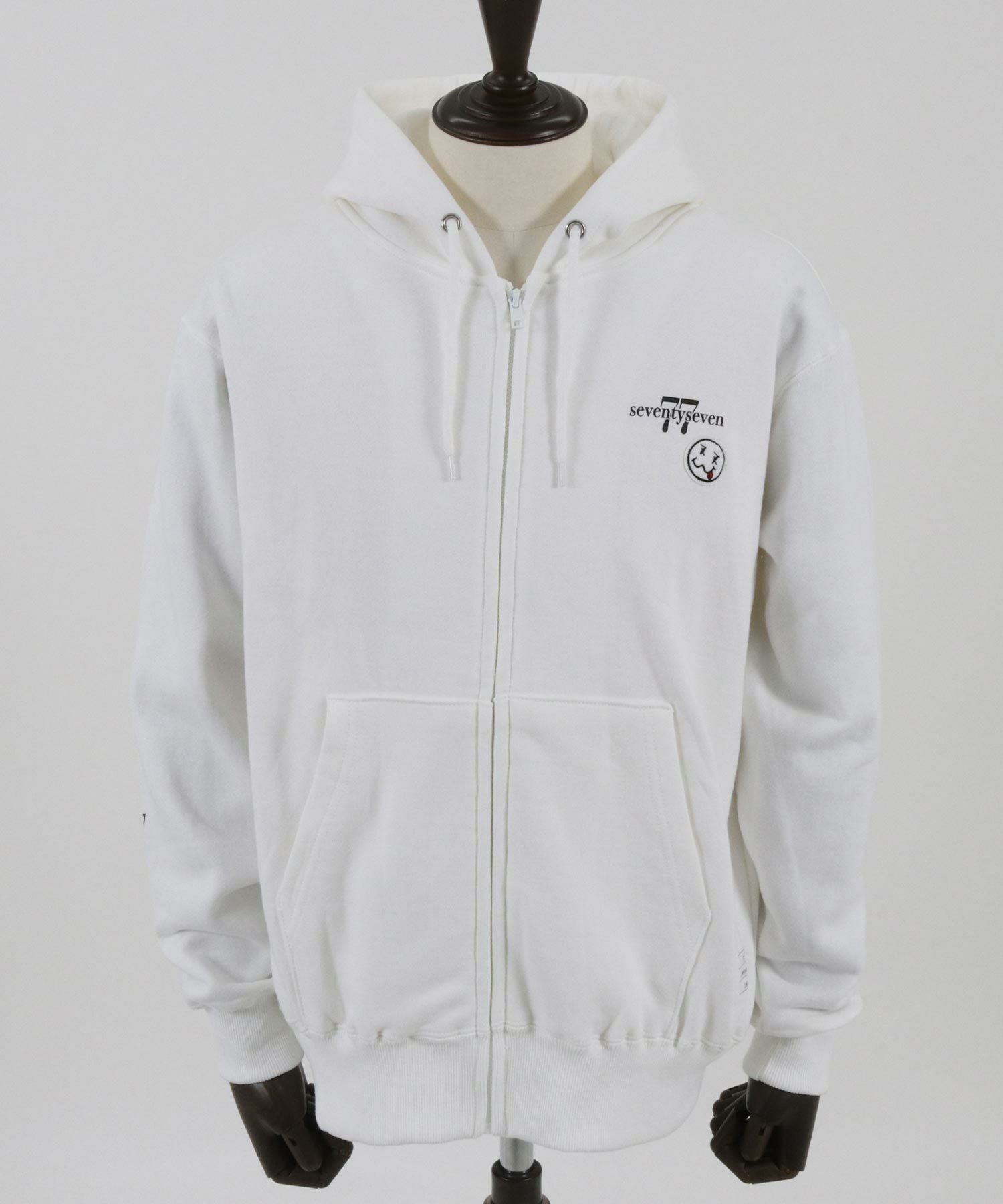 50%OFF【seventy seven(セブンティセブン)】 middle onz zip up sweat