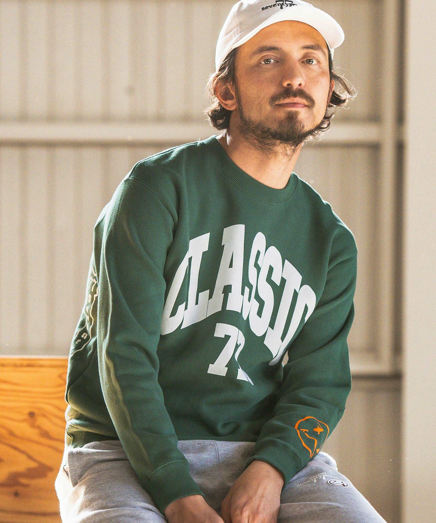 60%OFF【seventy seven(セブンティセブン)】middle onz sweat shirts 60%OFF【seventy seven(セブンティセブン)】middle onz sweat shirts