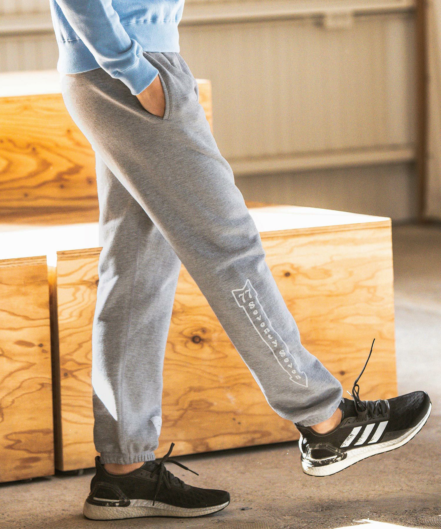 50%OFF【seventy seven(セブンティセブン)】middle onz sweat pants