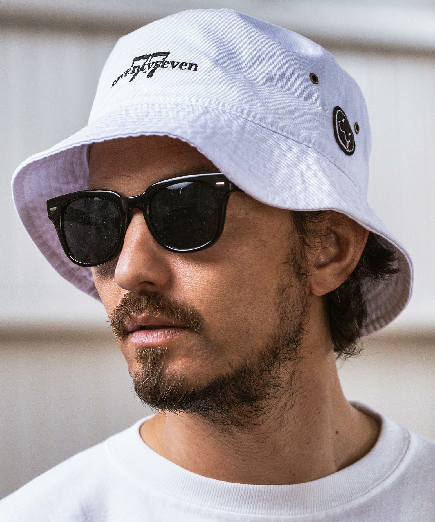 【ひろさん専用】帽子 50%OFF【seventy seven(セブンティセブン)】 embroidery bucket hat