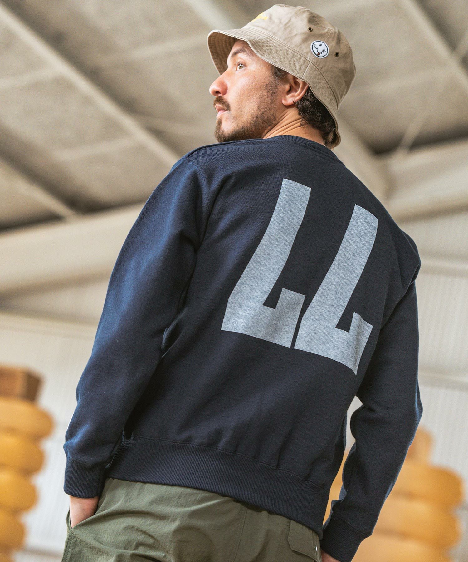 50%OFF【seventy seven(セブンティセブン)】 embroidery bucket hat