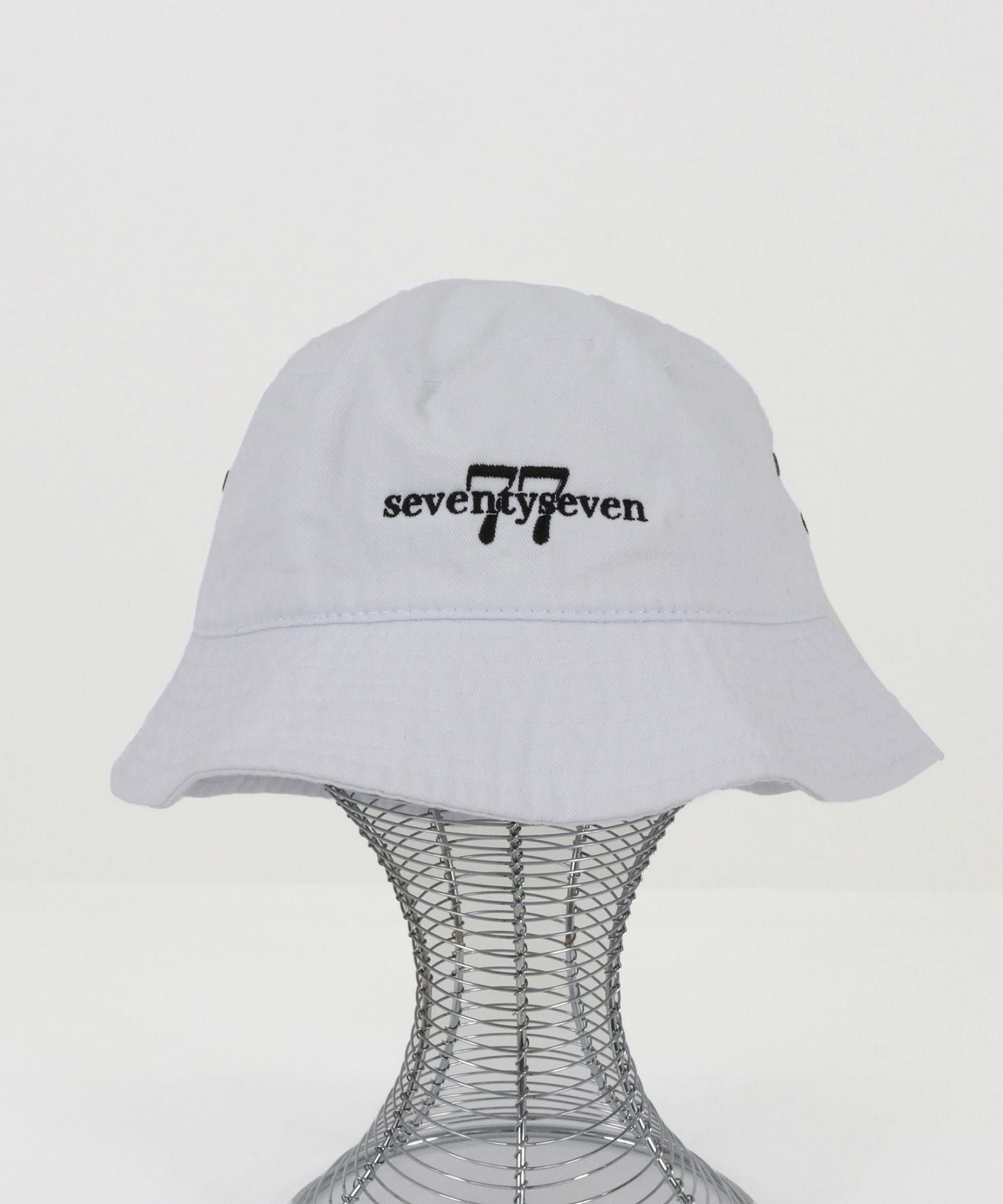 バケットハット 50%OFF【seventy seven(セブンティセブン)】 embroidery bucket hat