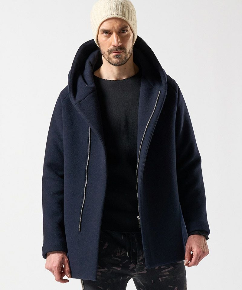 wjk】zip witch coat フーデッドコート(1873 wo06e) | CAMBIO カンビオ