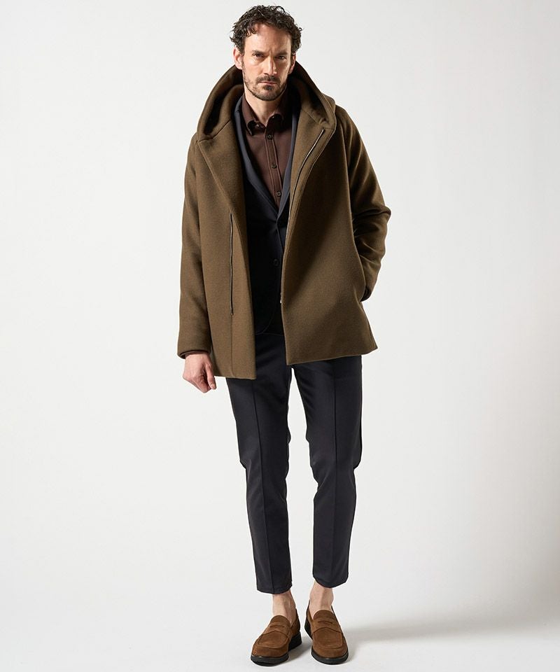 wjk】zip witch coat フーデッドコート(1873 wo06e) | CAMBIO カンビオ