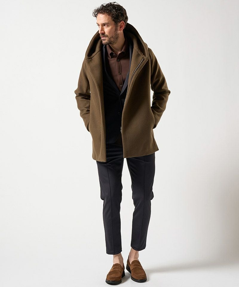 wjk】zip witch coat フーデッドコート(1873 wo06e) | CAMBIO カンビオ