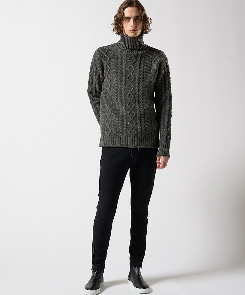 wjk】hem zip seam pants ジップパンツ(5183 hj17e) | CAMBIO カンビオ