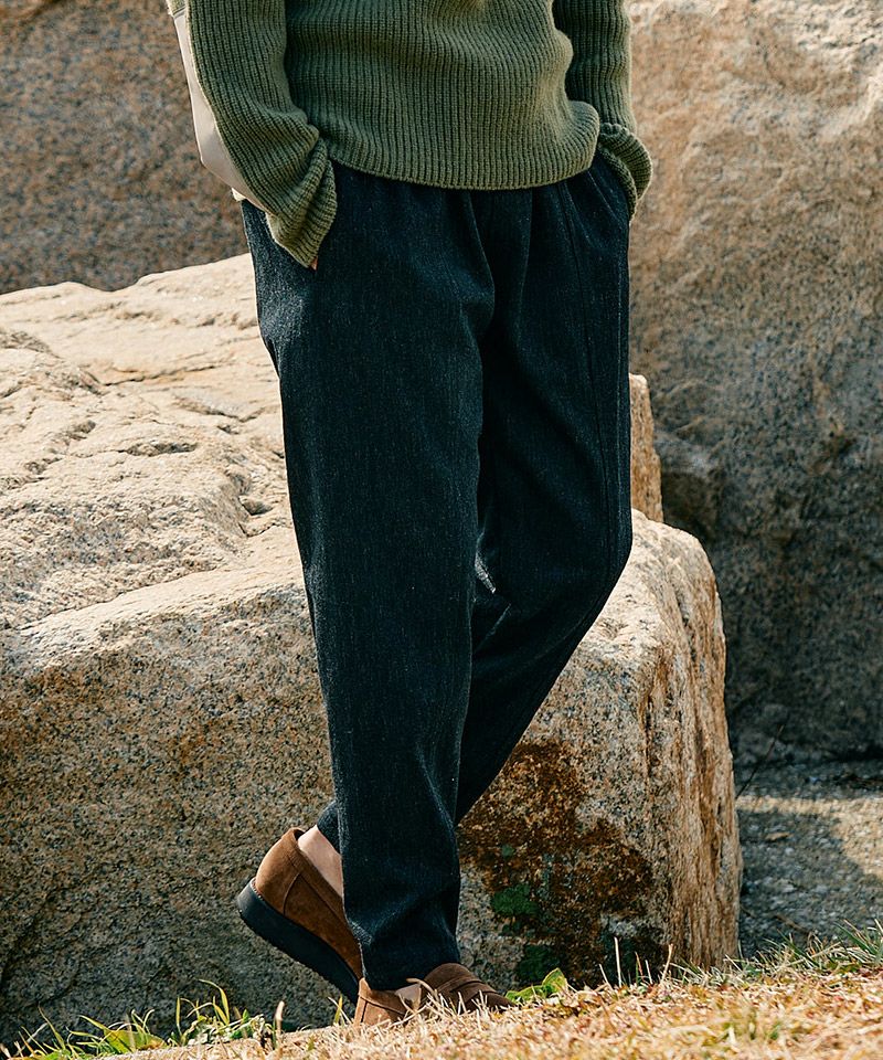 【新品】John Smedly イージーパンツ　ネイビー JOHN SMEDLEY｜ジョンスメドレー日本公式