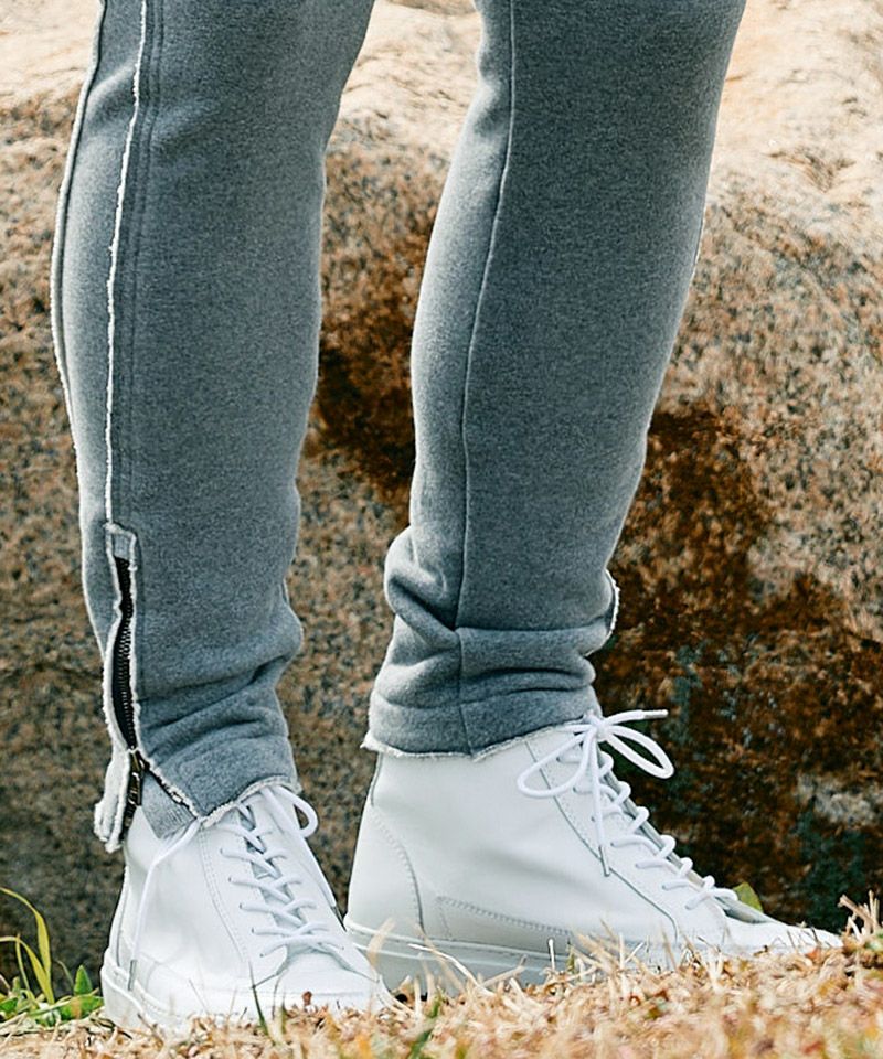 wjk】 back zip sneaker レザースニーカー(8325 bt44e) | CAMBIO カンビオ