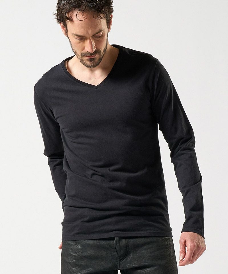 wjk】basic V-neck L-S V-ネックカットソー(7879 js01e) | CAMBIO カンビオ