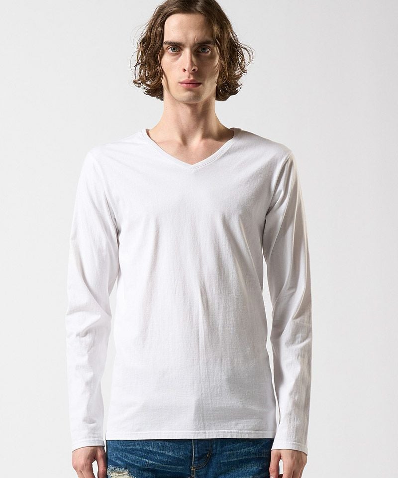 wjk】basic V-neck L-S V-ネックカットソー(7879 js01e) | CAMBIO カンビオ