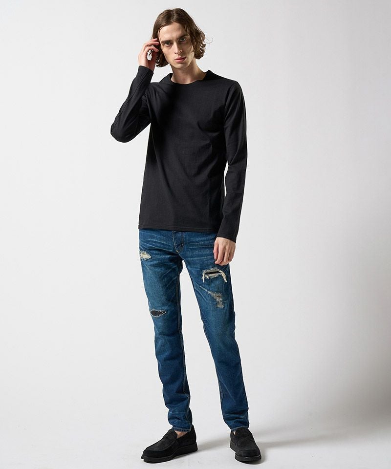 wjk】basic crew-neck L-S クルーネックカットソー(7880 js01e