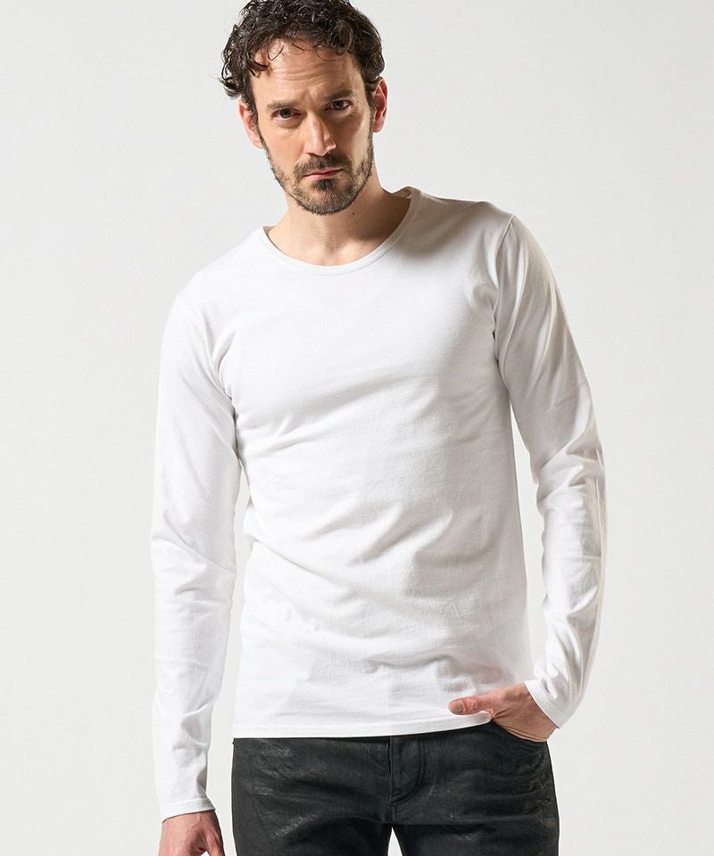 wjk】basic crew-neck L-S クルーネックカットソー(7880 js01e