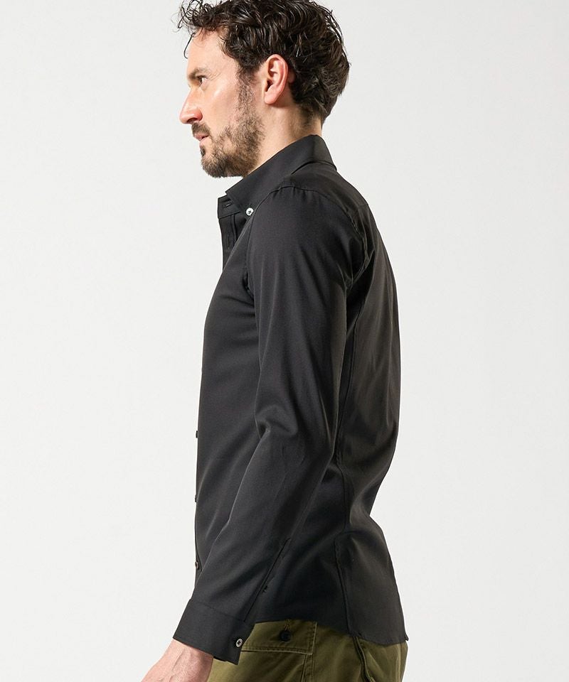 wjk B.D Shirt 試着のみ ブラック L サイズ wjk】B.D shirt ボタンダウンシャツ(4474 cs36e) | CAMBIO カンビオ