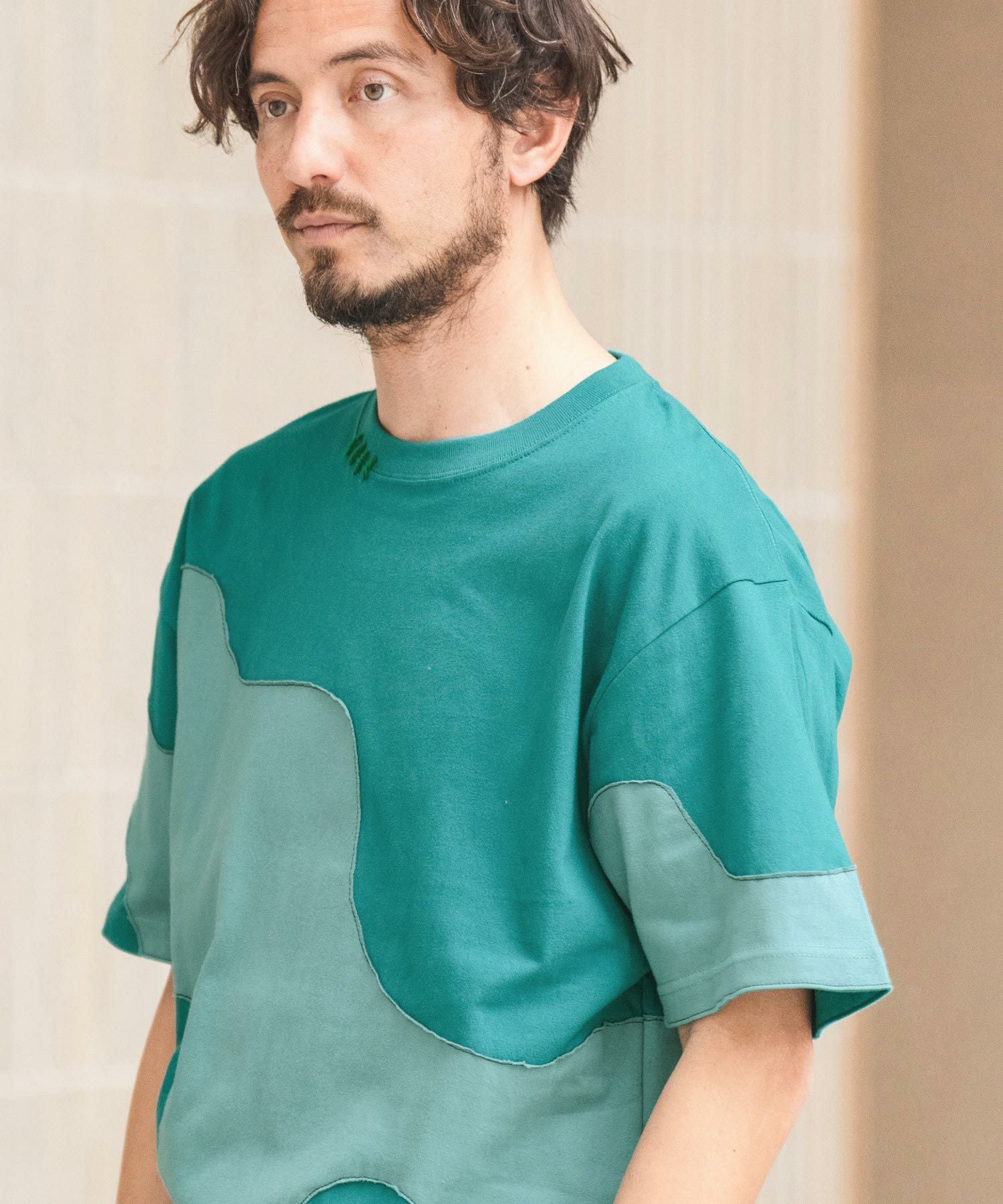 60%OFF【CAMBIO(カンビオ)】迷彩柄切り替えTシャツ(CA-24-05) | CAMBIO