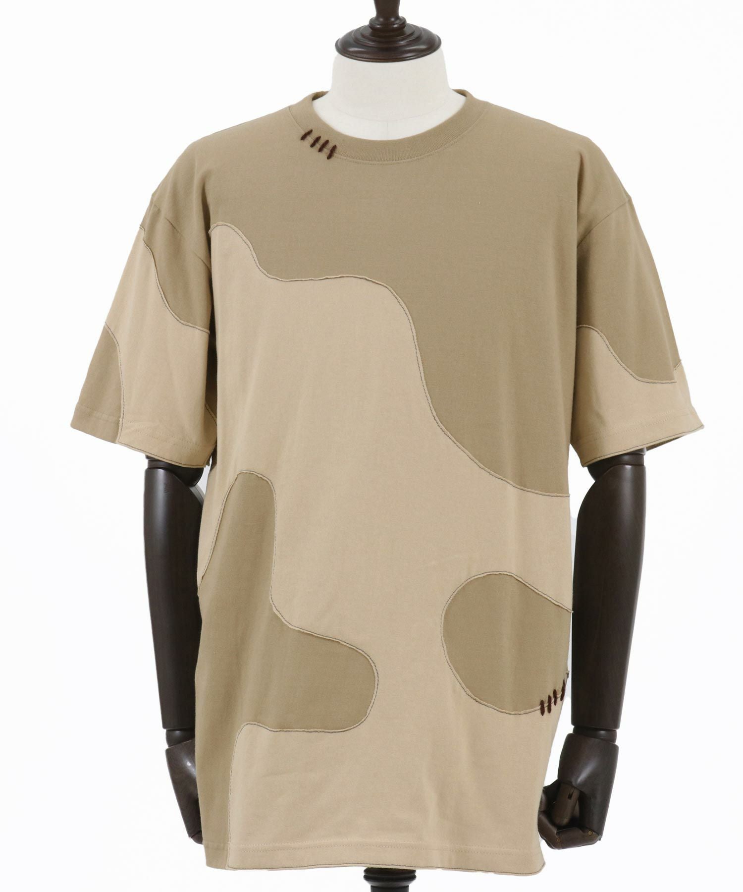 60%OFF【CAMBIO(カンビオ)】迷彩柄切り替えTシャツ(CA-24-05) | CAMBIO
