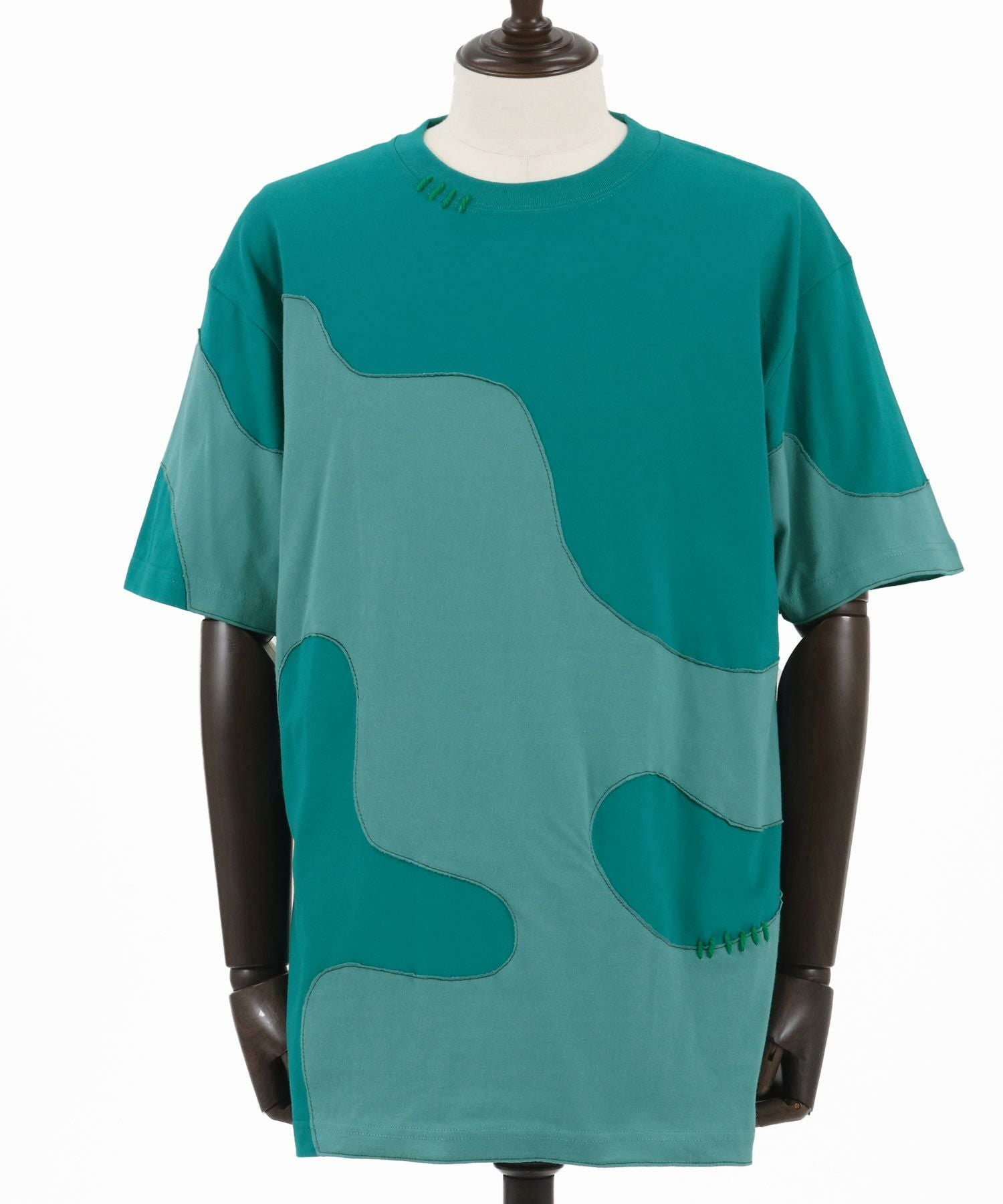 60%OFF【CAMBIO(カンビオ)】迷彩柄切り替えTシャツ(CA-24-05) | CAMBIO