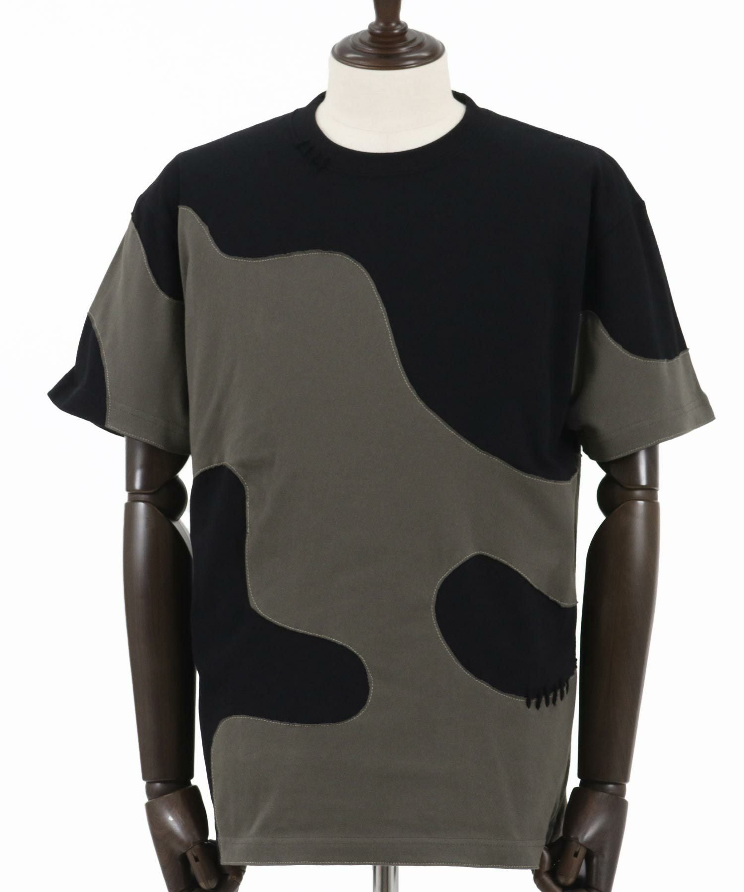 60%OFF【CAMBIO(カンビオ)】迷彩柄切り替えTシャツ(CA-24-05) | CAMBIO