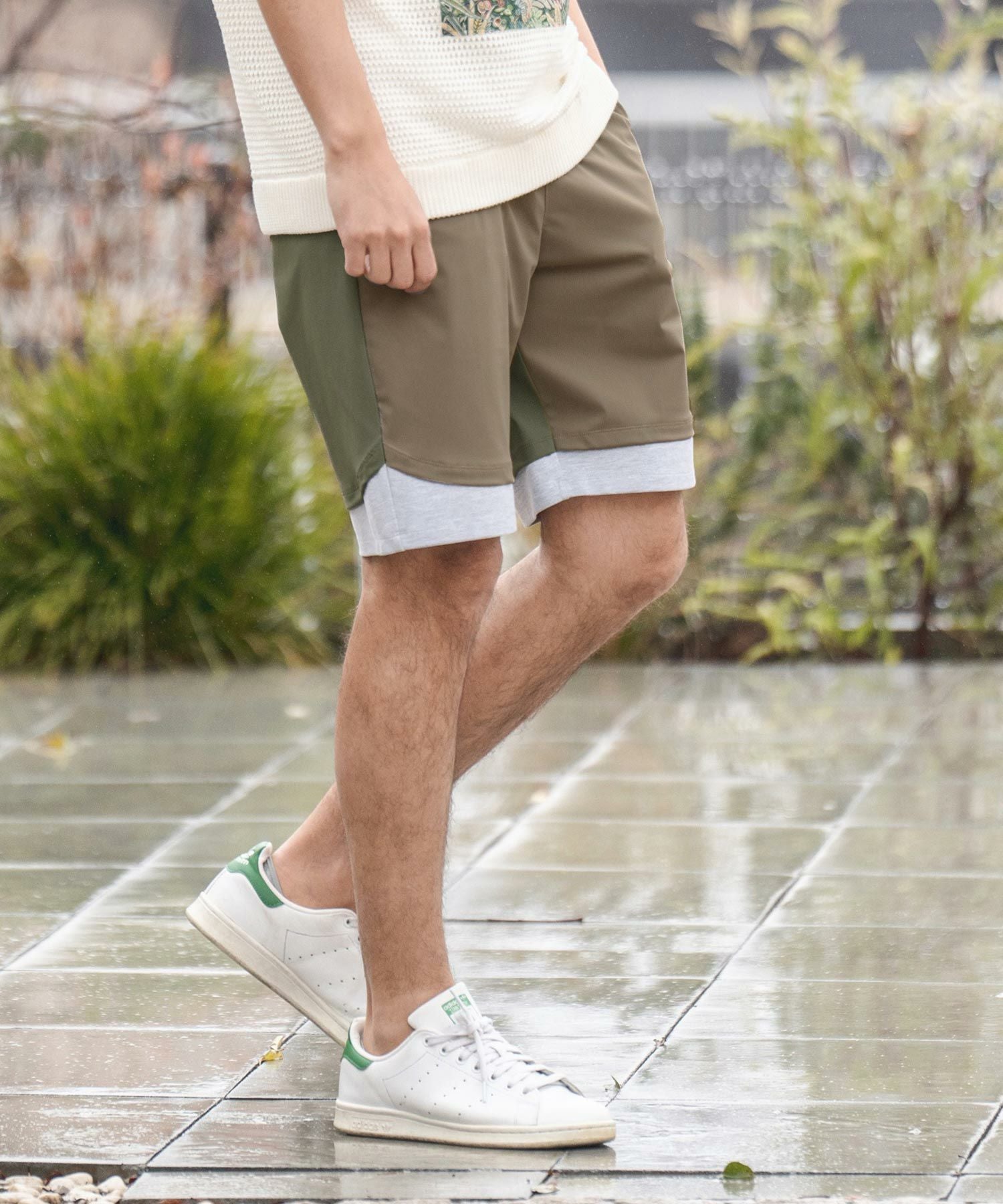 50%OFF【CAMBIO(カンビオ)】Switch Layered Design Short Pants