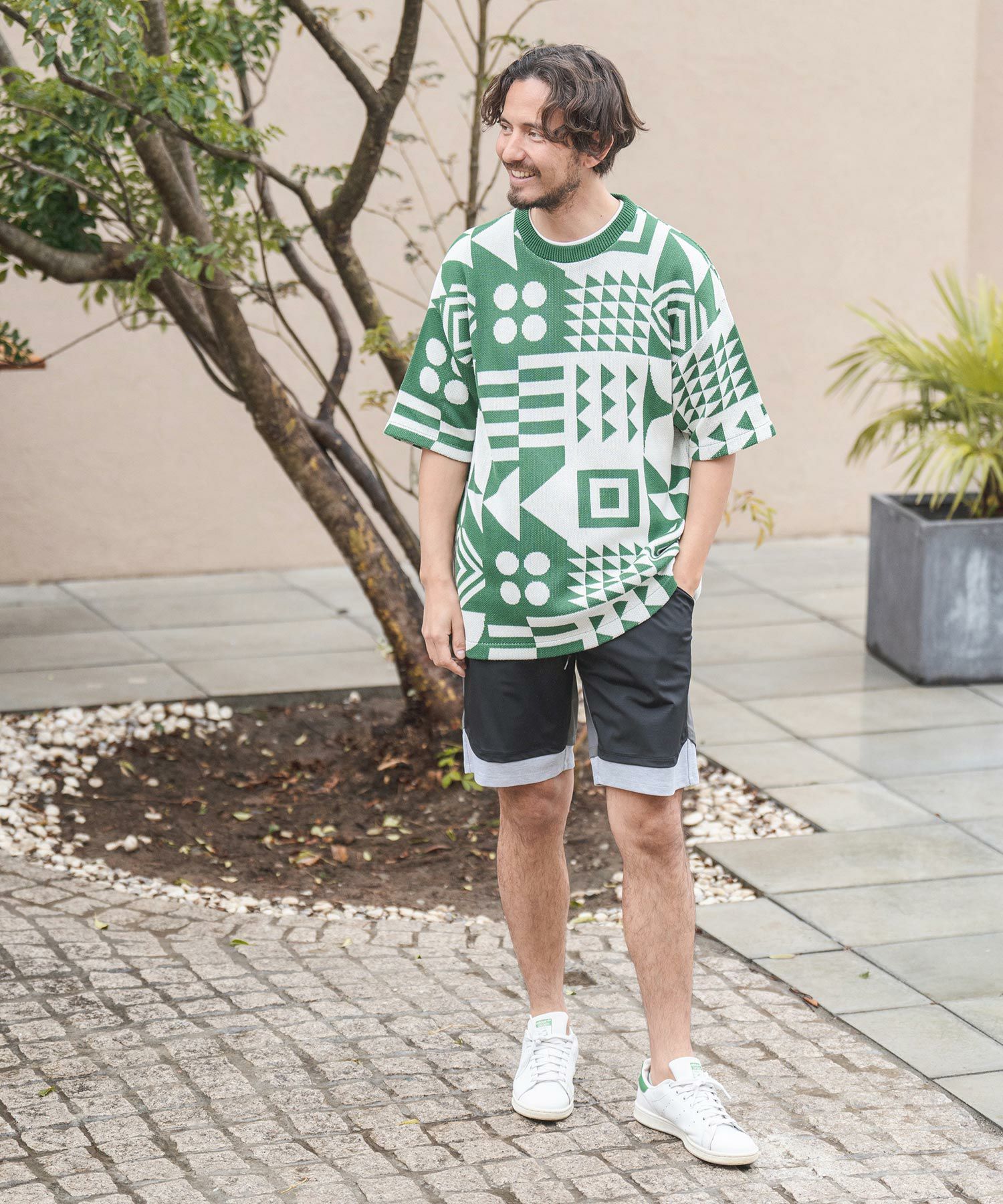 50%OFF【CAMBIO(カンビオ)】Switch Layered Design Short Pants