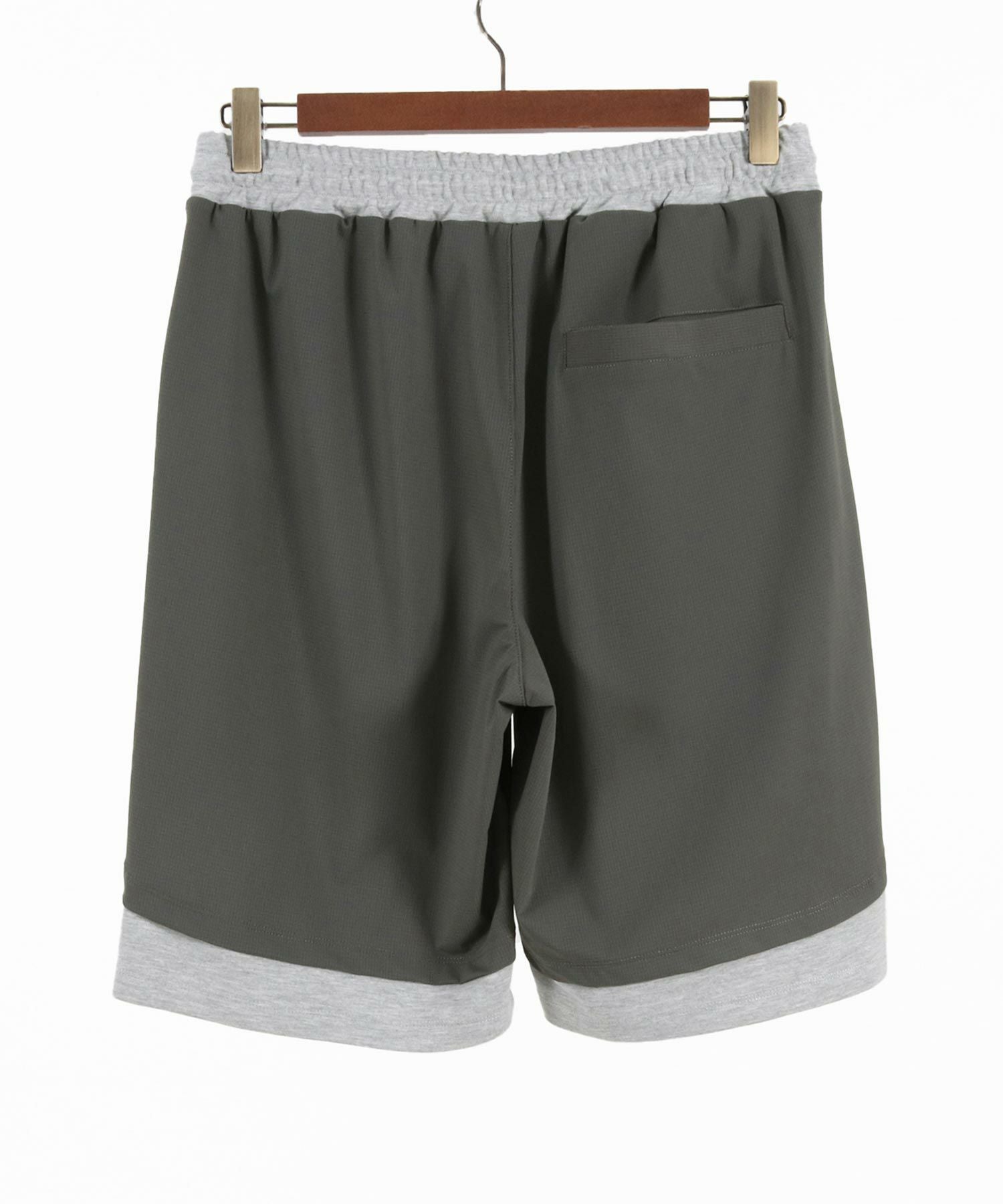 50%OFF【CAMBIO(カンビオ)】Switch Layered Design Short Pants